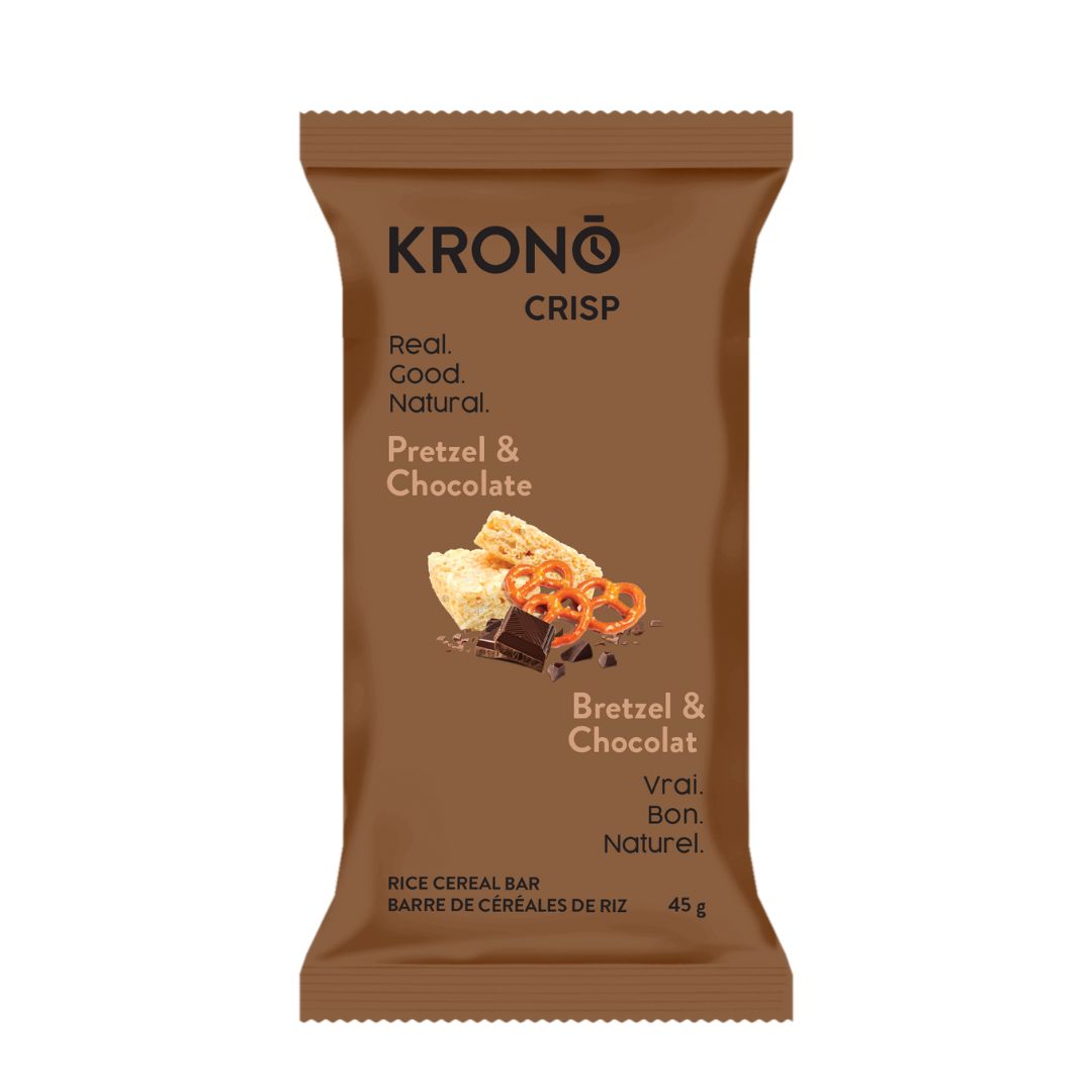 Image KRONO Crispy rice squares CHOCO PRETZEL